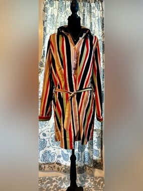 Mudd Long Sleeve Striped Shirt Dress in Red, Navy, Green, Yellow, White